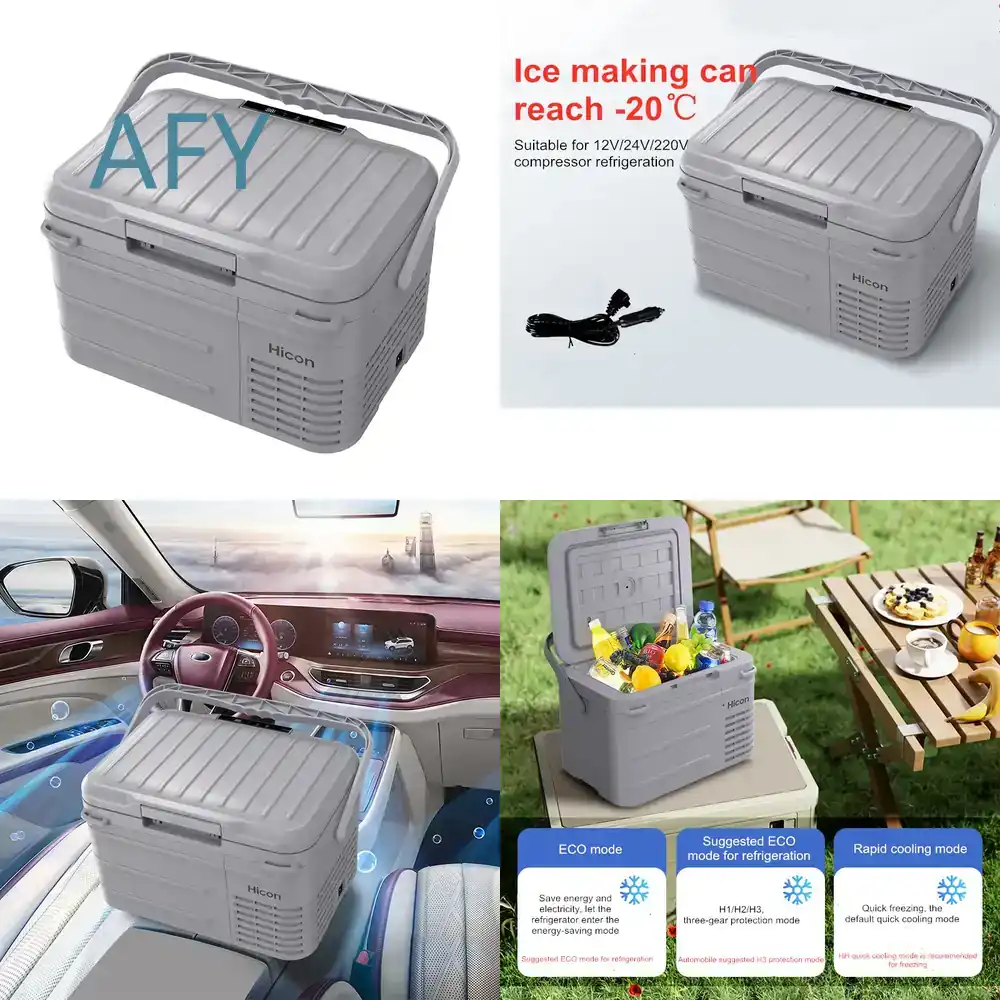 Power Tools Zones - Refrigerador para Auto con Doble Alimentación