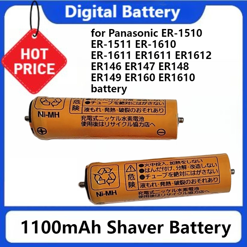 Power Tools Panasonic - Batería de 1100mAh para Afeitadora Panasonic
