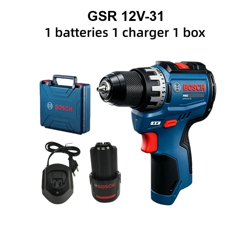 Power Tools Drill - Taladro Inalámbrico Bosch Professional GSR 12V-31,