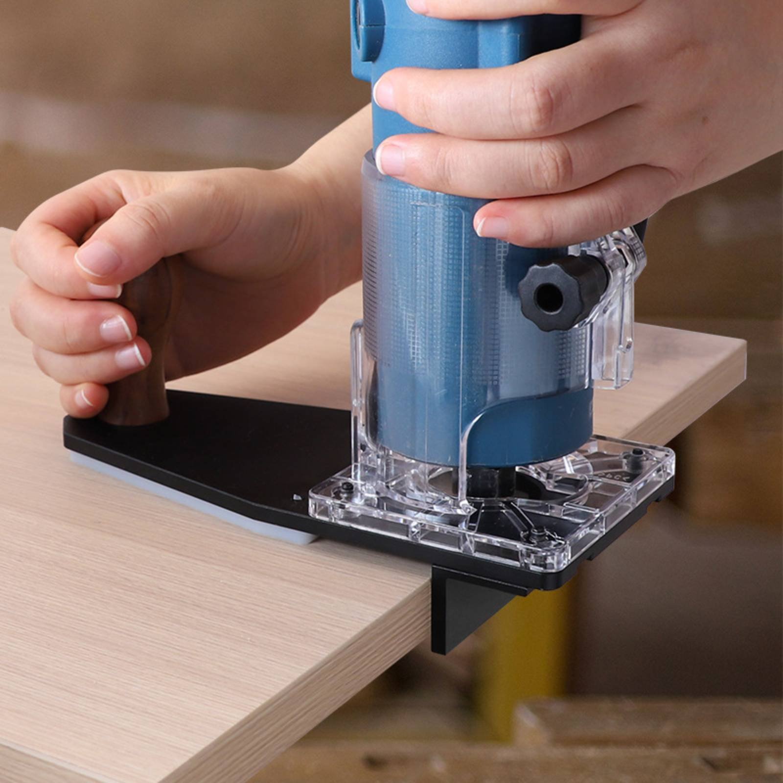 Power Tools For Construction - Base para recortar bordes, control estable,