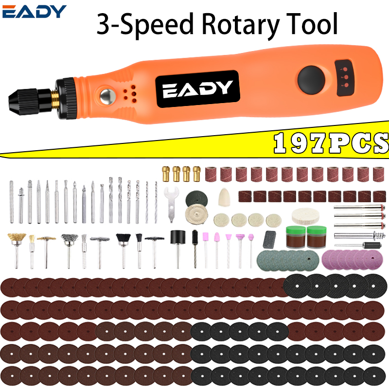 Power Tools Universal Battery - Kit de herramientas rotatorias inalámbricas USB