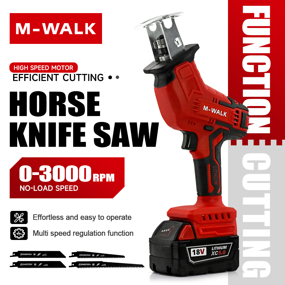 Reciprocating Saw Cordless - Sierra recíproca sin escobillas M-WALK de