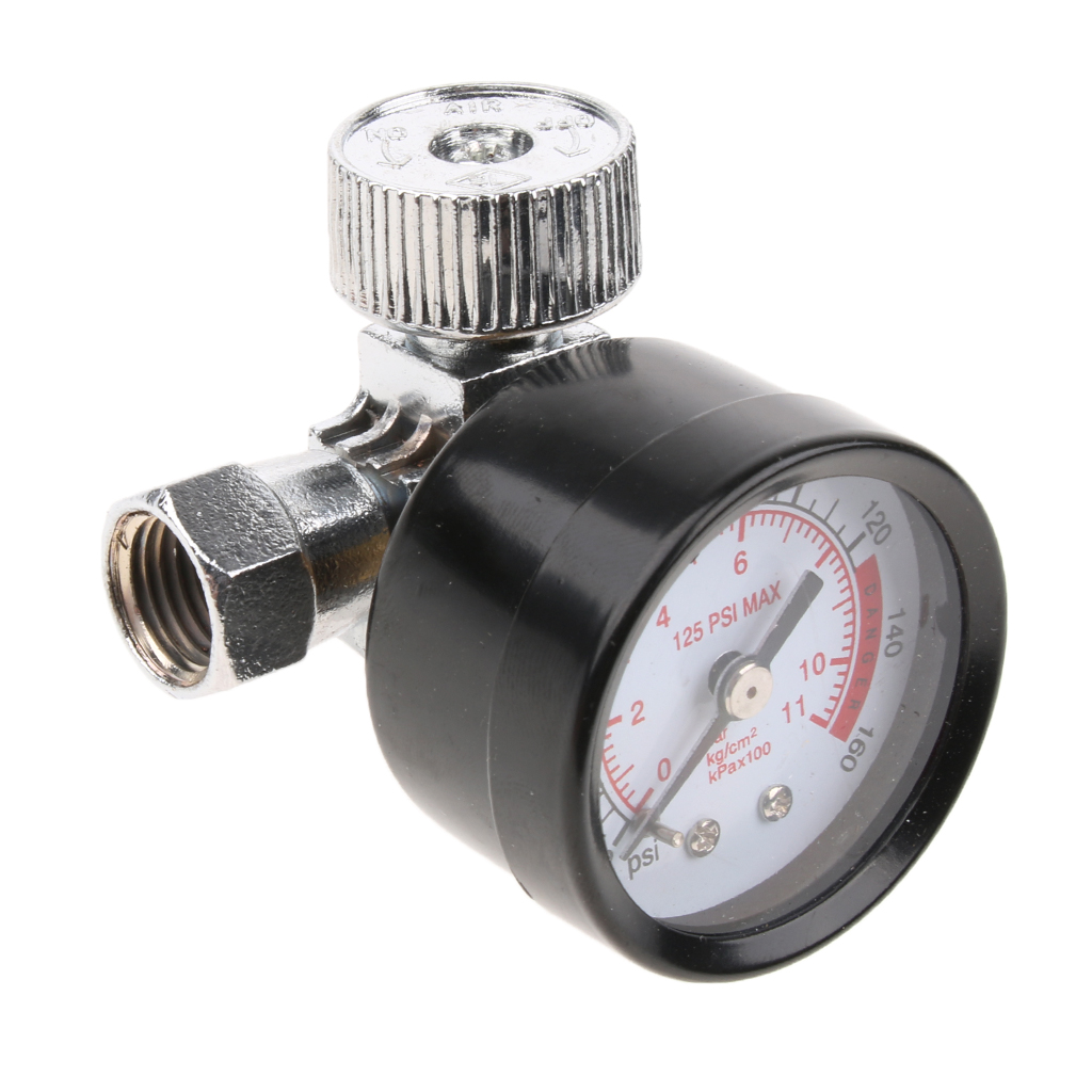 Air Compressor Mini - Mini Válvula Reguladora de Aire, Manómetro