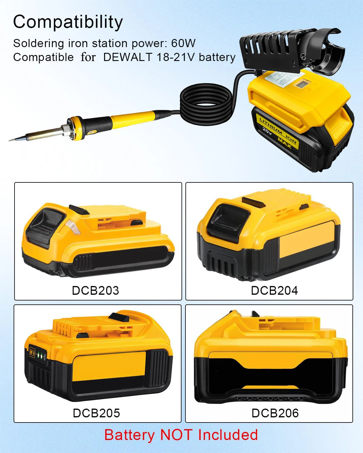 Kit de soldador portátil Compa - Power Tools Battery Repair reseña y precio