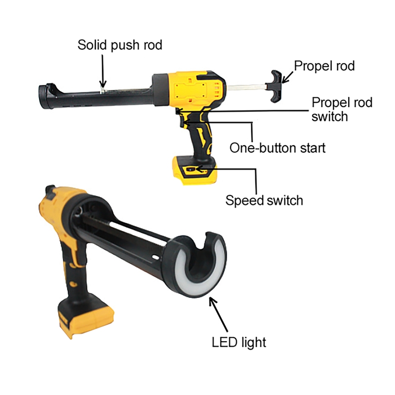 Pistola de calafateo eléctrica - Power Tools Universal Battery reseña y precio