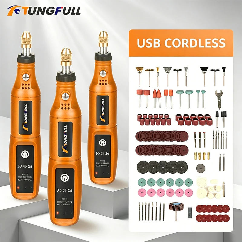 Mini Amoladora Eléctrica TUNGF - Power Tools Universal Battery reseña y precio