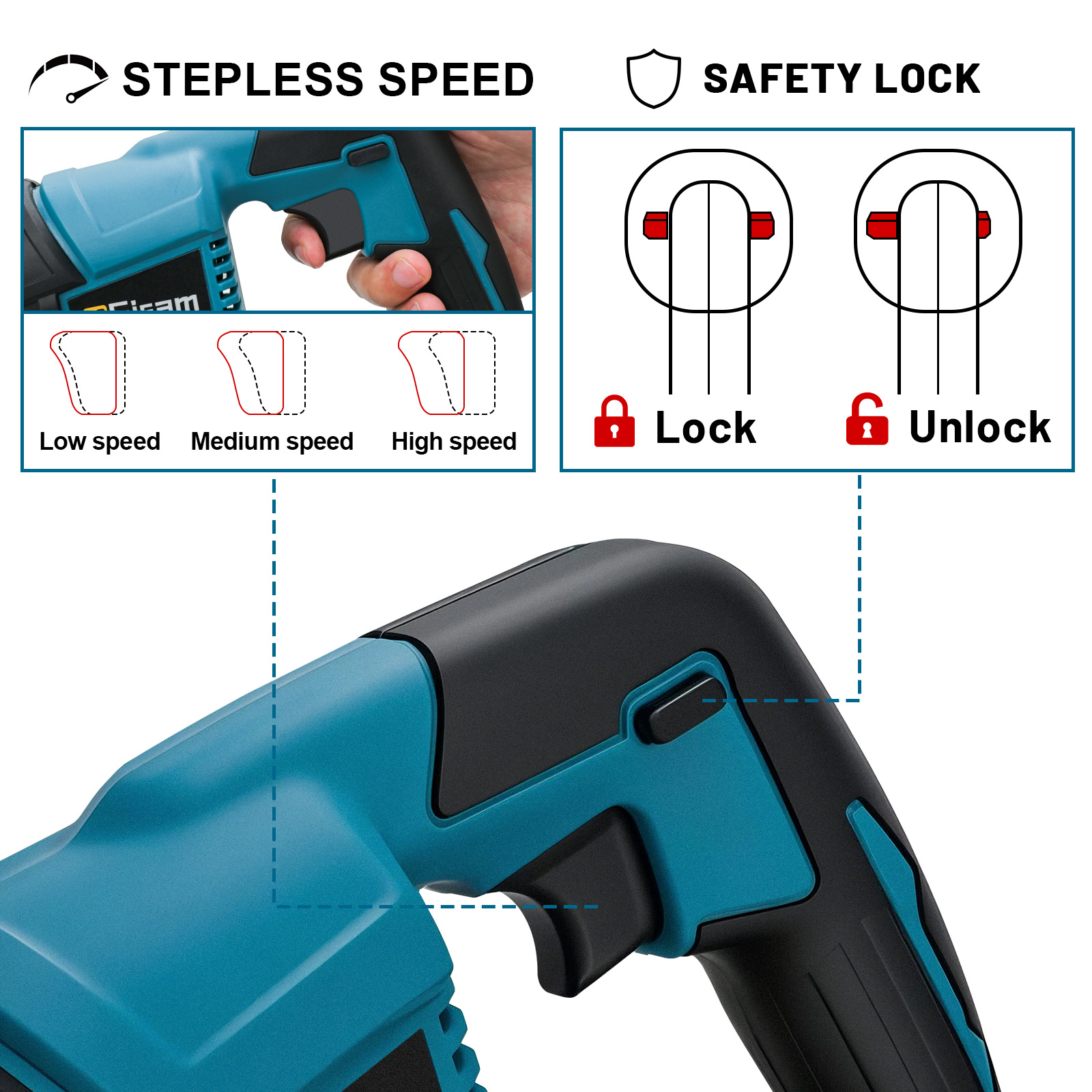 Gismis-Sierra eléctrica altern - Reciprocating Saw Cordless reseña y precio