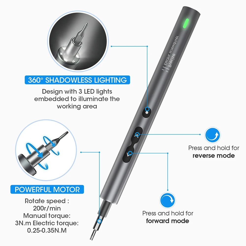 Juego de destornilladores eléc - Xiaomi Power Tools reseña y precio