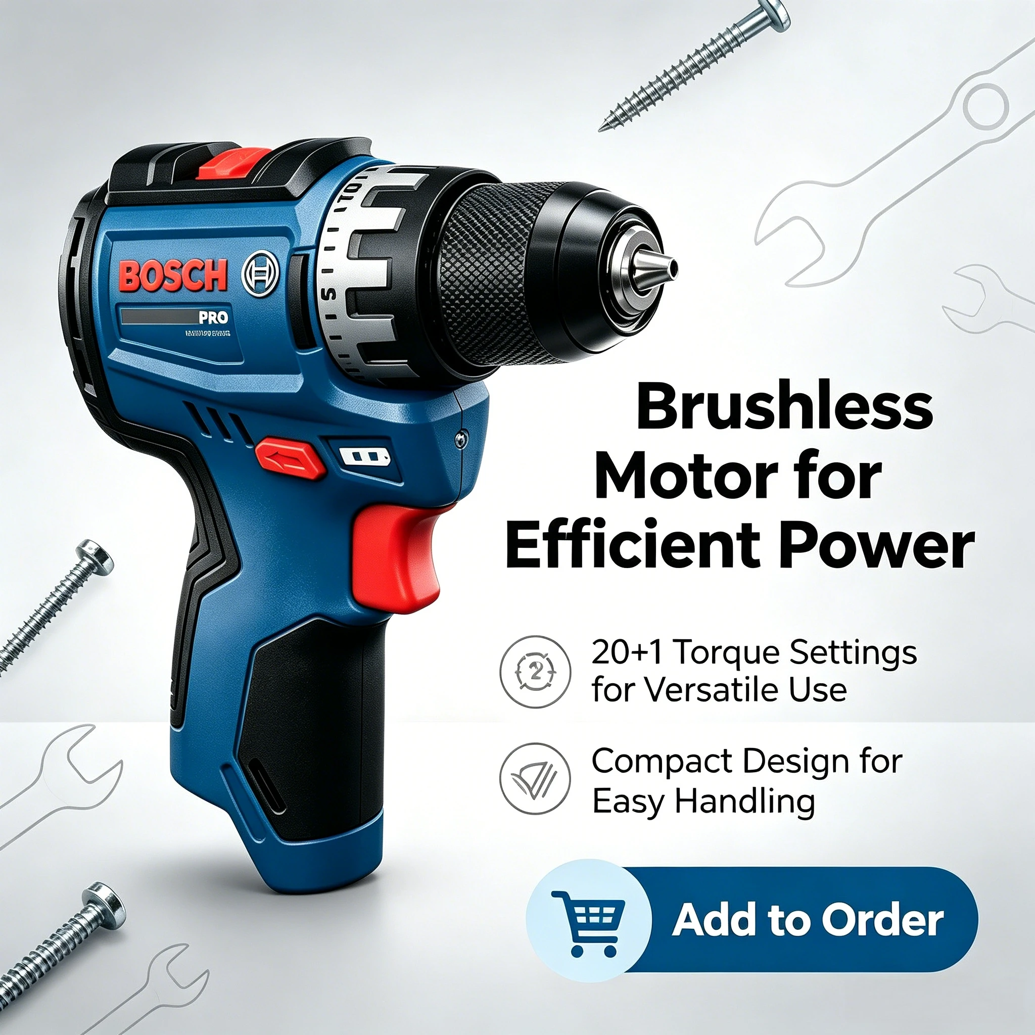 Taladro Inalámbrico Bosch Prof - Power Tools Drill reseña y precio