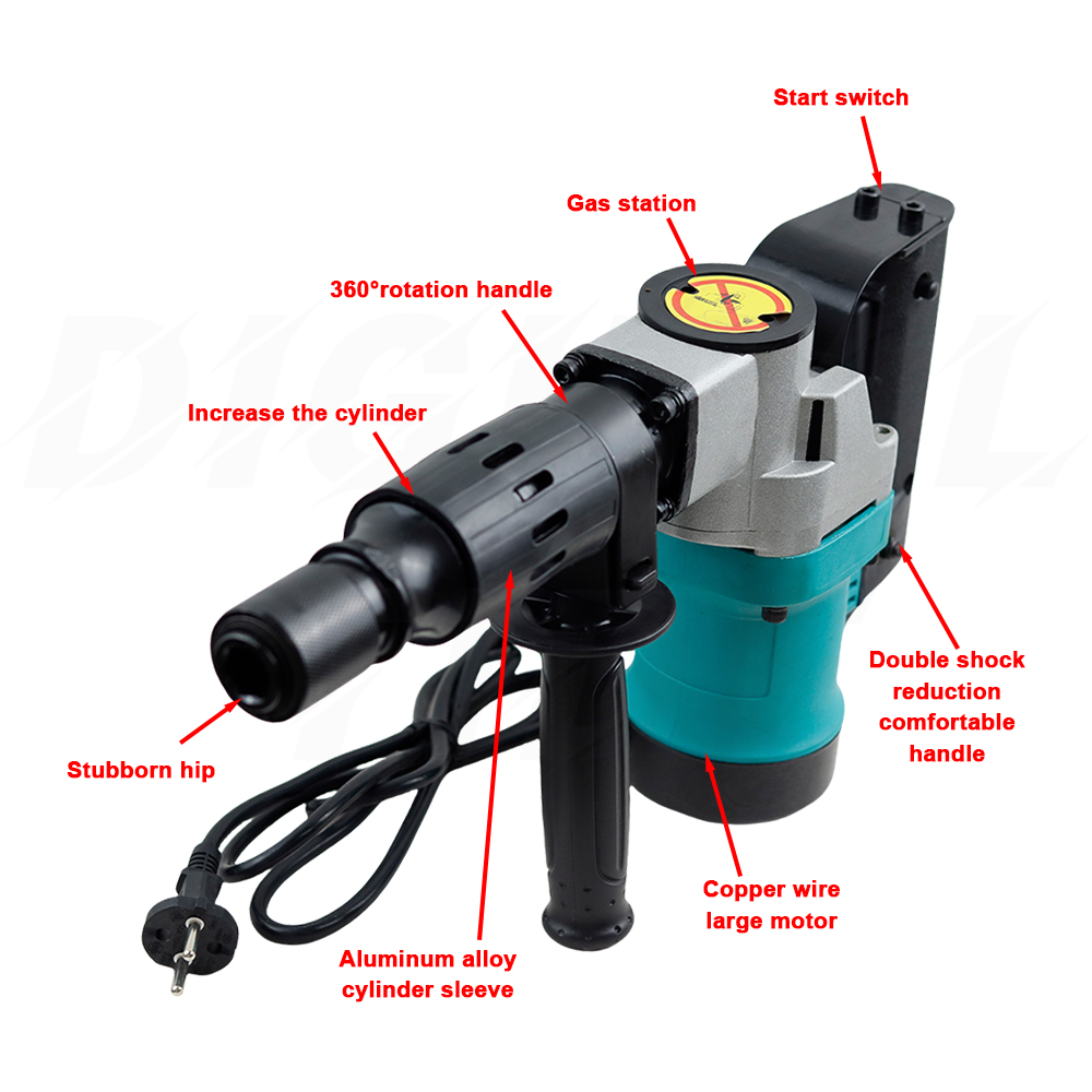 Martillo Perforador Eléctrico  - Power Tools For Construction reseña y precio
