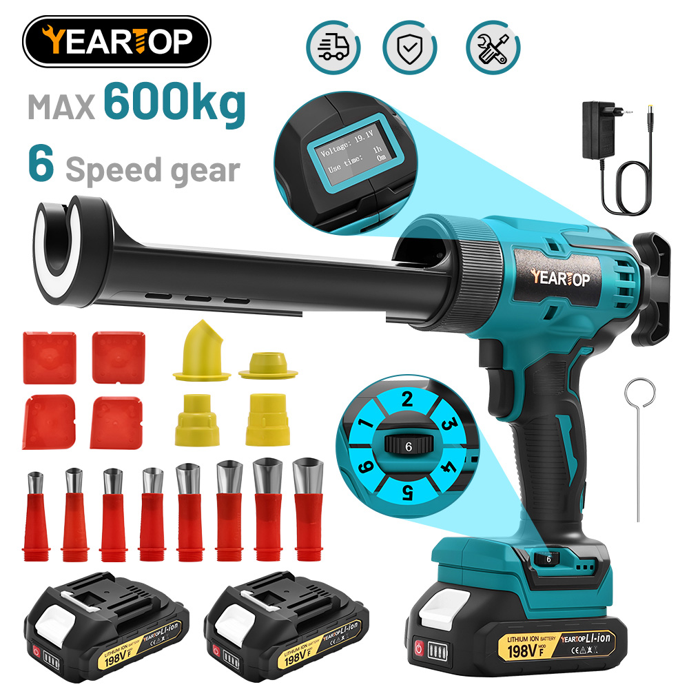 Pistola de pegamento eléctrica - Power Tools Universal Battery reseña y precio