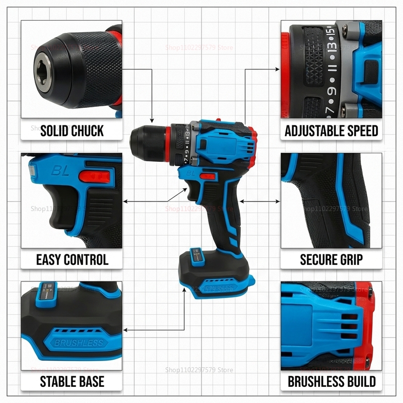 Taladro Atornillador Eléctrico - Power Tools For Construction reseña y precio