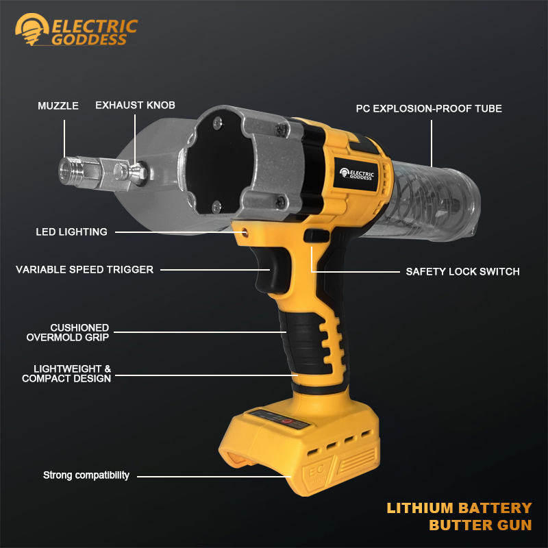 Pistola de engrase eléctrica d - Power Tools Universal Battery reseña y precio