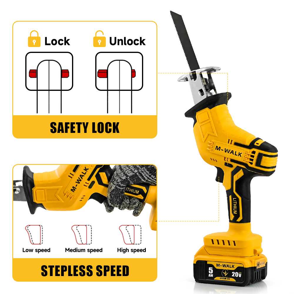 Sierra Recíproca Inalámbrica,  - Reciprocating Saw Cordless reseña y precio