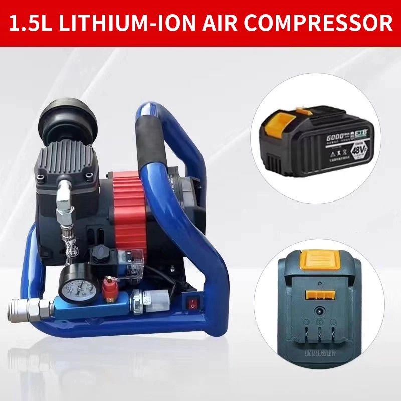 Compresor de aire sin escobill - Air Compressor Mini reseña y precio